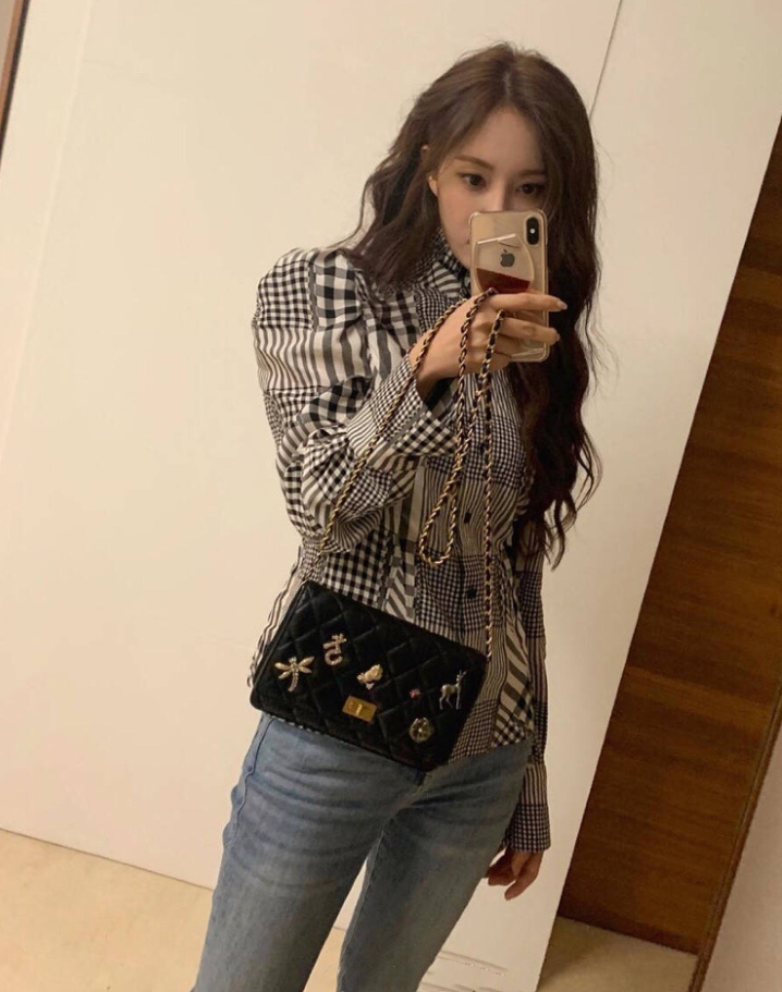 韩国美女朴孝敏自拍照图片