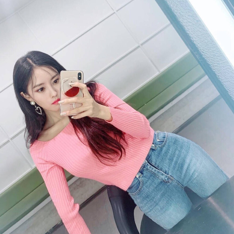 韩国美女朴孝敏自拍照图片