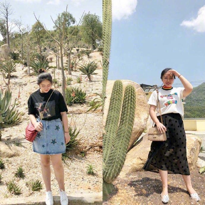 微胖女孩的夏日穿搭合集图片