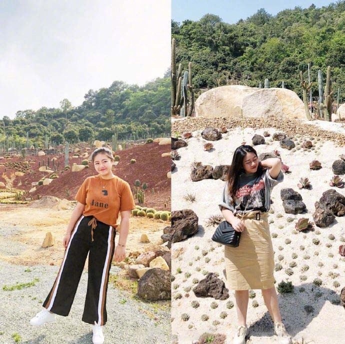 微胖女孩的夏日穿搭合集图片