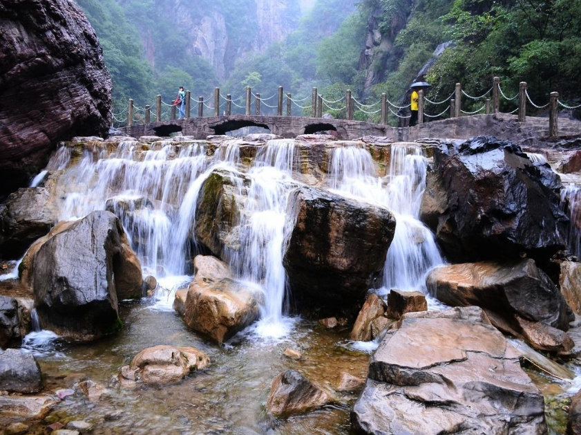 山水图片 宝泉风景区图片