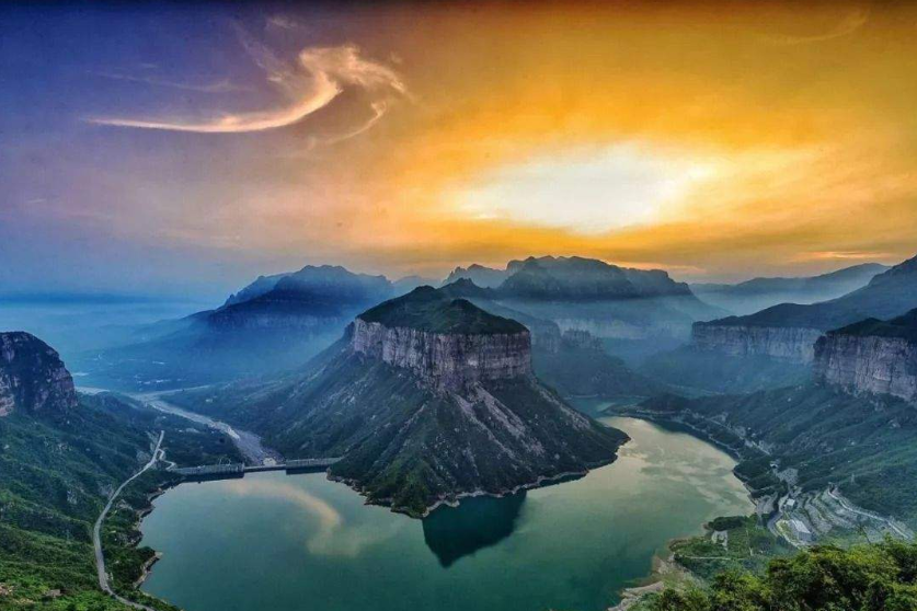 山水图片 宝泉风景区图片