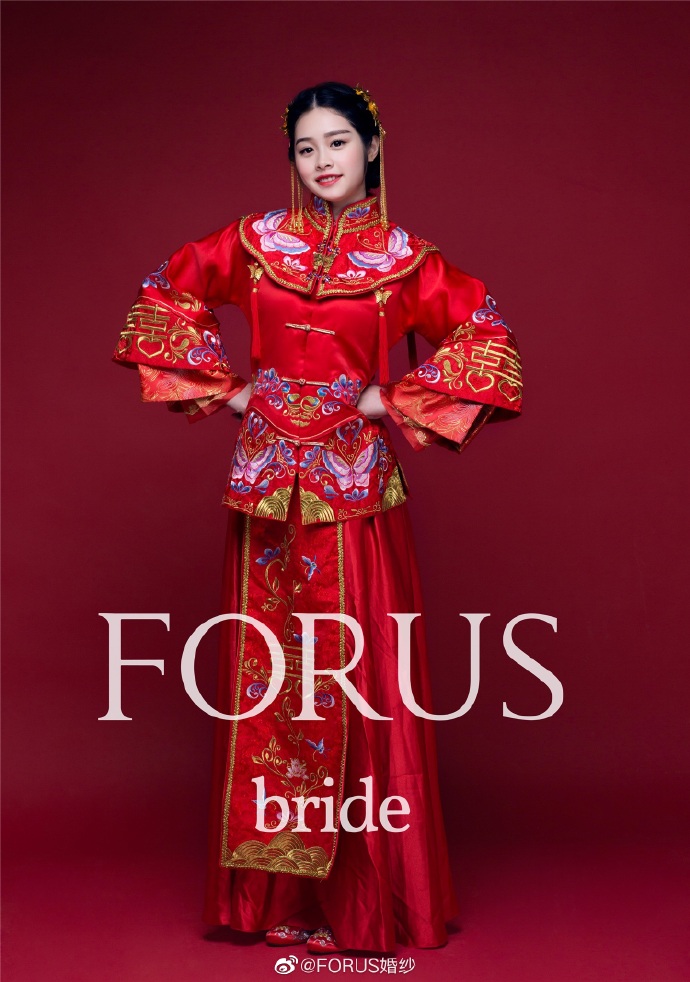 Forus中式嫁衣图片