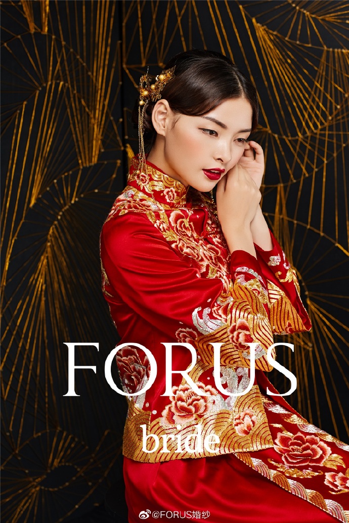 Forus中式嫁衣图片