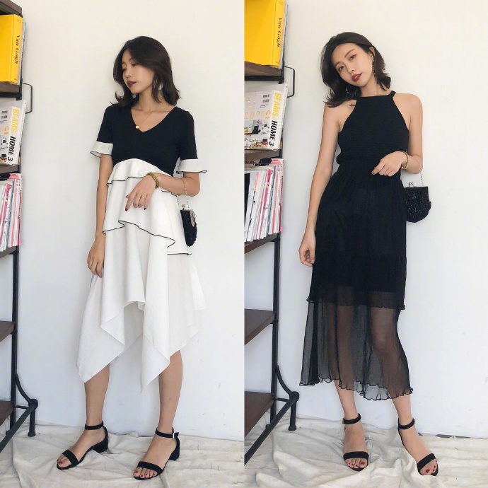 质感的轻熟女夏季穿搭图片
