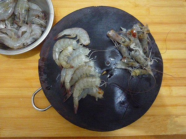 椒盐土豆虾的做法