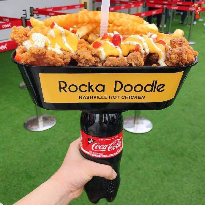 吃货天堂rocka doodle炸鸡可乐杯图片