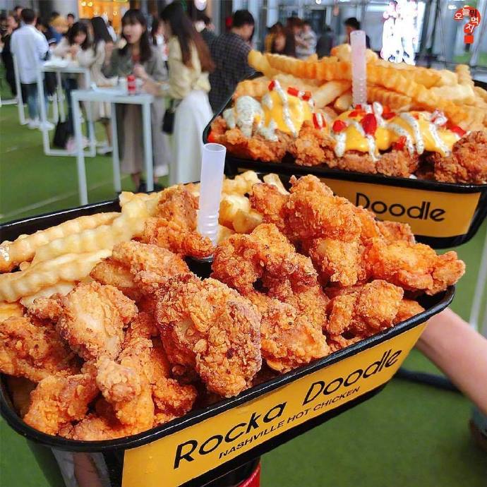 吃货天堂rocka doodle炸鸡可乐杯图片