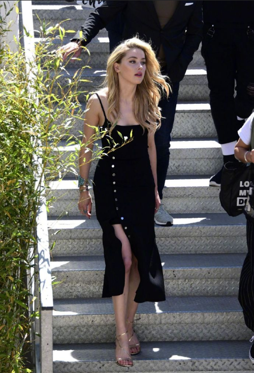 欧美美女图片 海后Amber Heard 戛纳电影节街拍图片