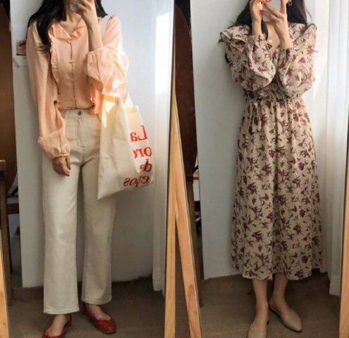 温柔又有元气美女图片 小清新旅游出行穿搭