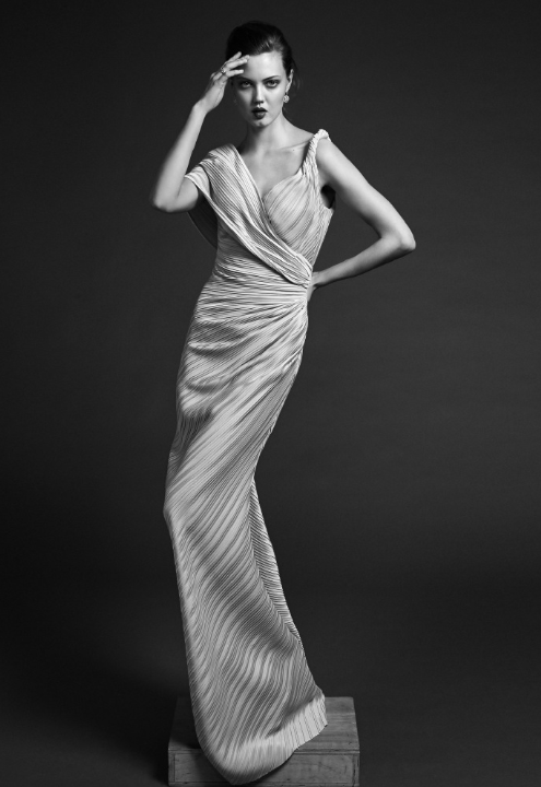 欧美美女超模Lindsey Wixson演绎Zac Posen2020早春度假