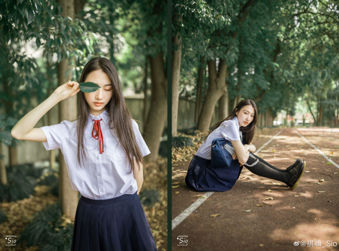 清纯校园美女图片