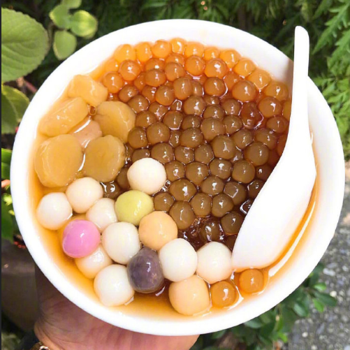 台湾甜品芋圆小吃美食图片