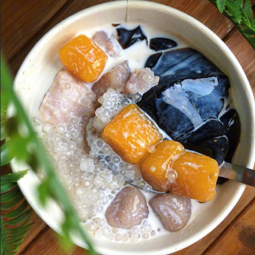 台湾甜品芋圆小吃美食图片