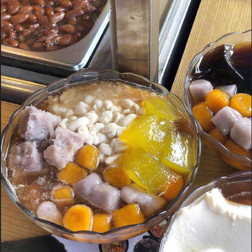 台湾甜品芋圆小吃美食图片