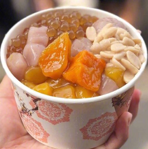 台湾甜品芋圆小吃美食图片