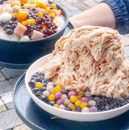 台湾甜品芋圆小吃美食图片