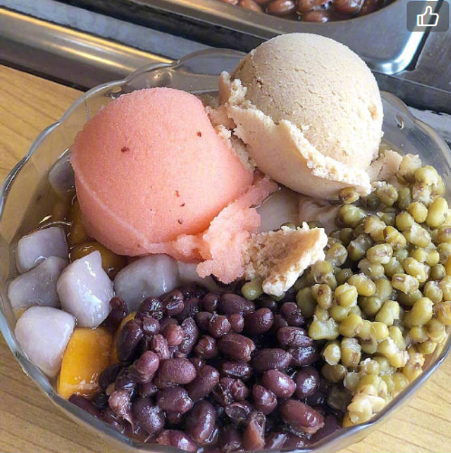 台湾甜品芋圆小吃美食图片