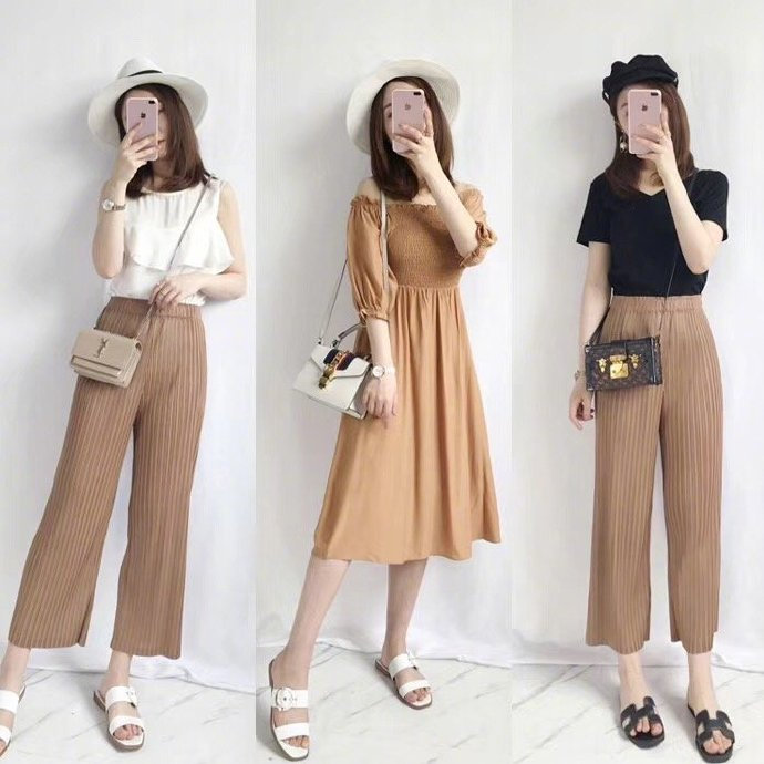 气质美女图片 27套夏季穿搭look