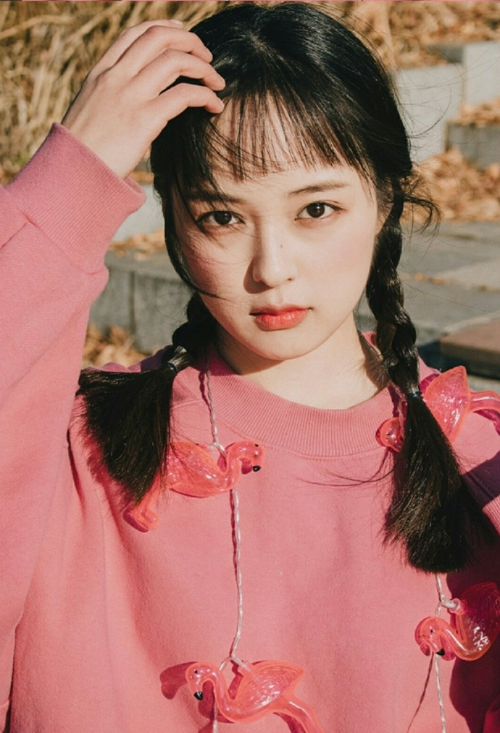 韩国美女图片 95后小美女金宝罗可爱图片