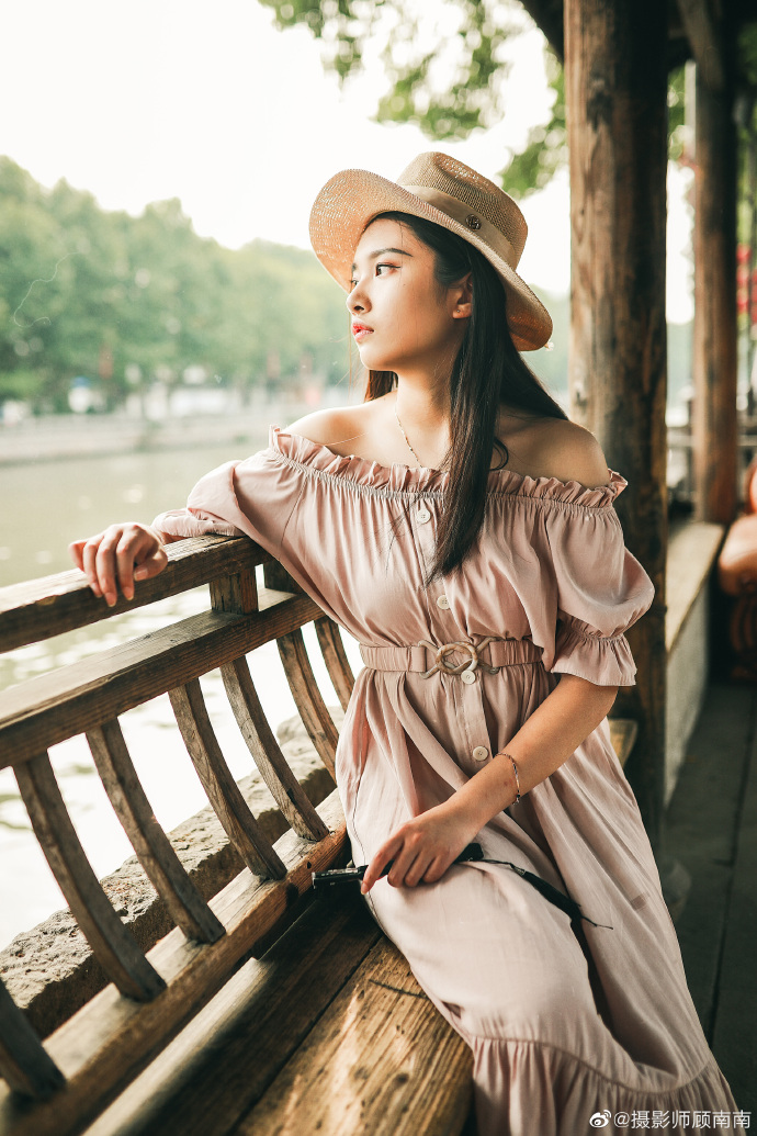 自然美女图片江南写真图片