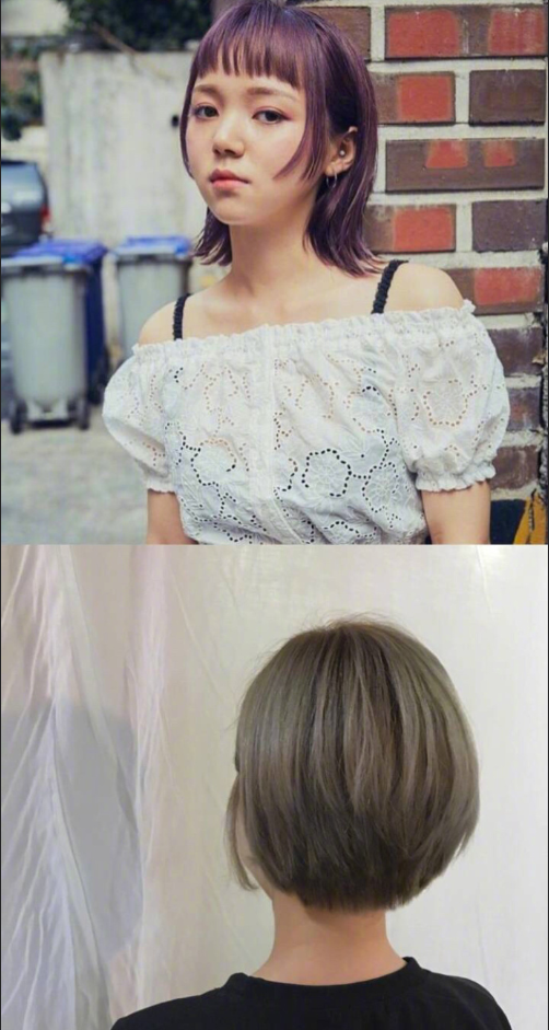 短发美女图片 时尚短发发型女生图片