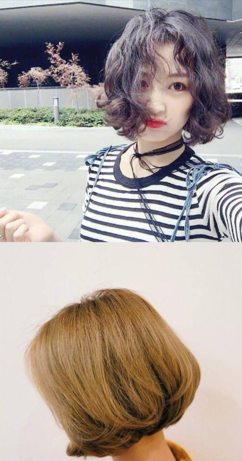 短发美女图片 时尚短发发型女生图片
