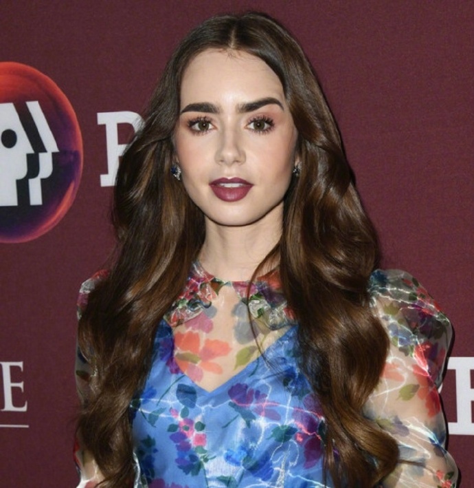欧美美女图片 英国女明星Lily Collins图片