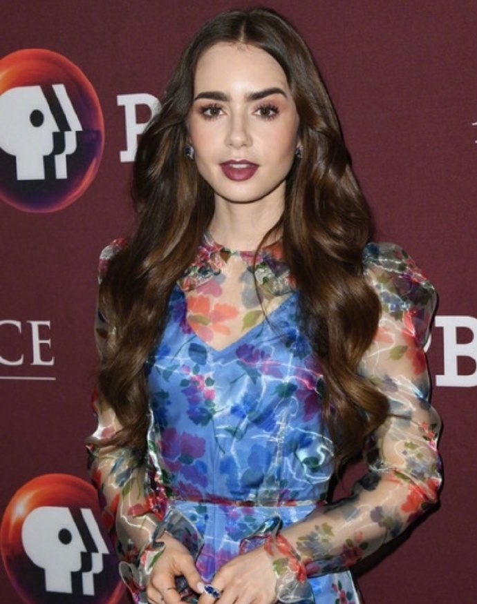 欧美美女图片 英国女明星Lily Collins图片