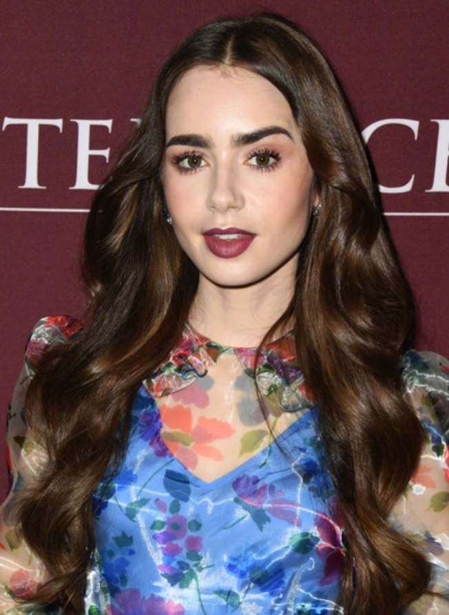 欧美美女图片 英国女明星Lily Collins图片