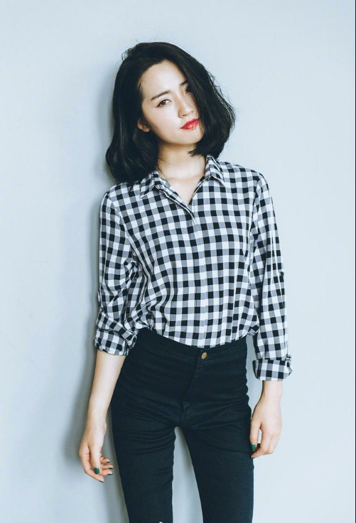 好看的美女齐肩短发发型图片