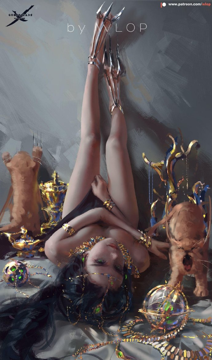 香港插画师 WL OP（王凌）绘画作品