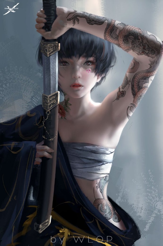 香港插画师 WL OP（王凌）绘画作品