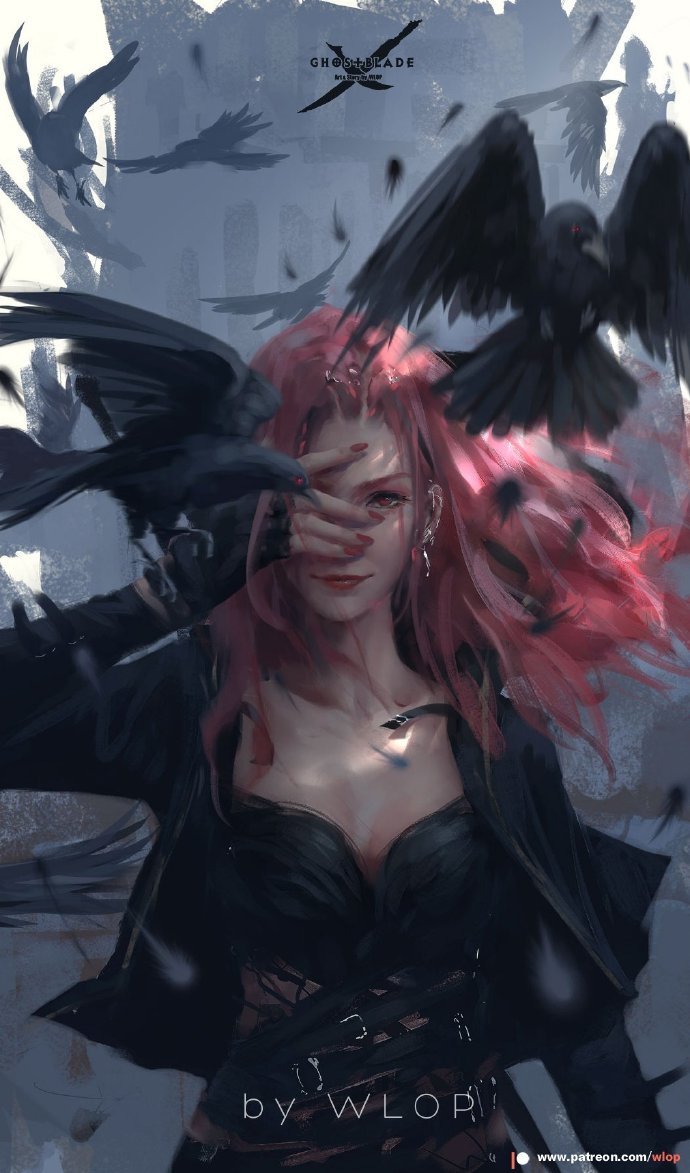 香港插画师 WL OP（王凌）绘画作品