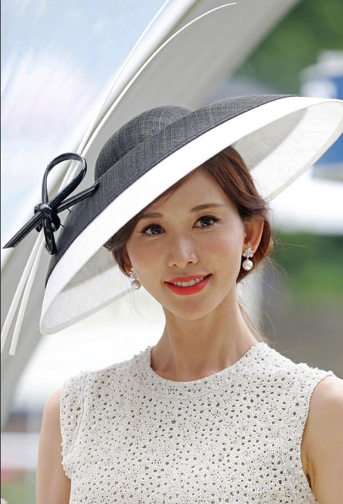 台湾美女林志玲圆礼帽图片 台湾女明星图片