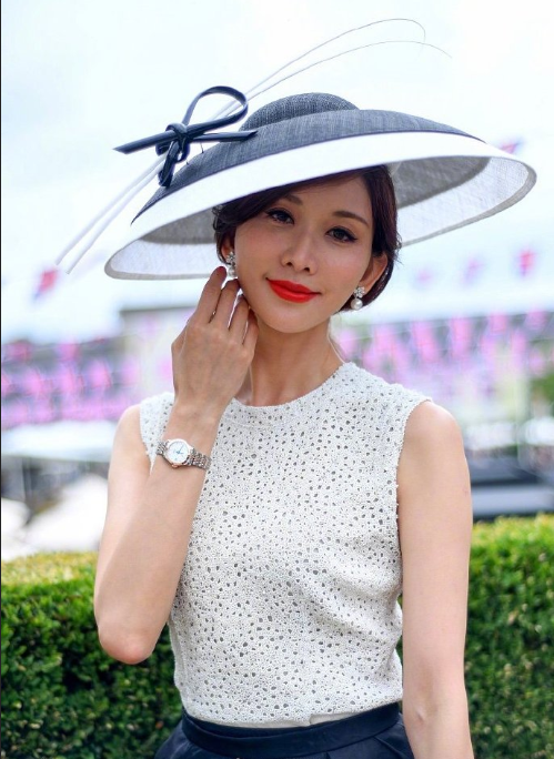 台湾美女林志玲圆礼帽图片 台湾女明星图片