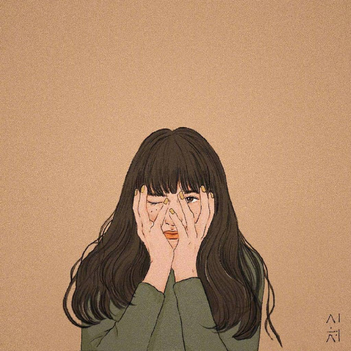 韩国插画师朴诗炫笔下温柔甜美少女头像图片