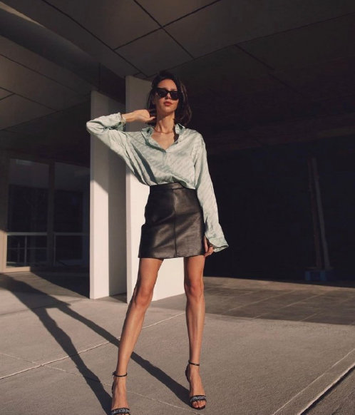 澳洲美女图片 时尚博主Petra穿搭图片