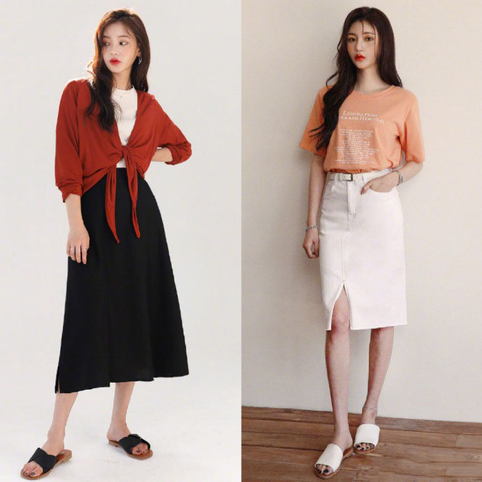 漂亮女人图片 时髦小姐姐日常穿衣搭配图片