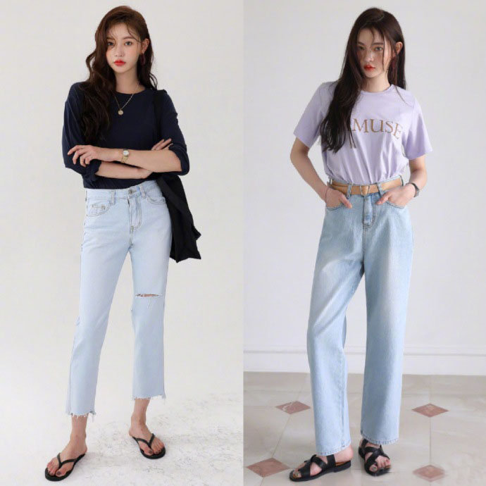漂亮女人图片 时髦小姐姐日常穿衣搭配图片