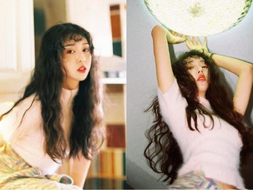今年最流行的羊毛卷发型清纯美女图片