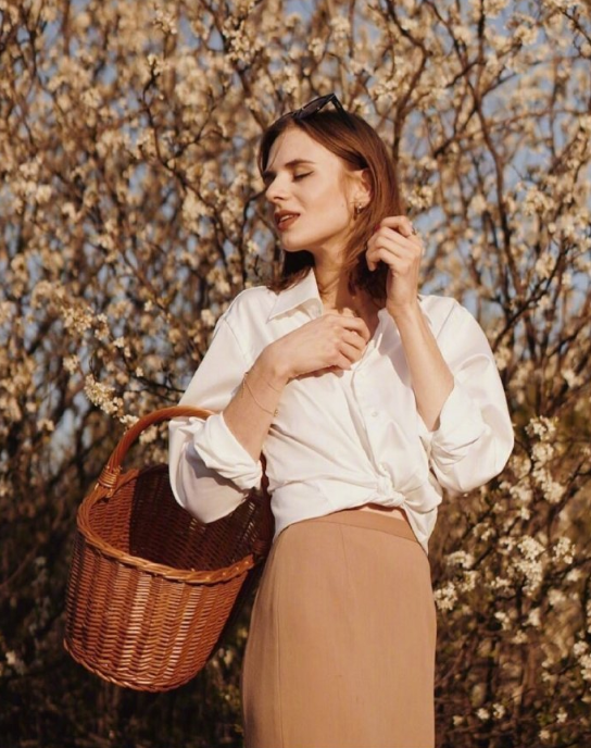 欧美美女图片 波兰美女时尚博主Karolina穿搭图片