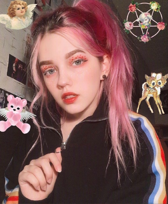 俄罗斯美少女ghostbaby红色头发漫画系自拍照图片