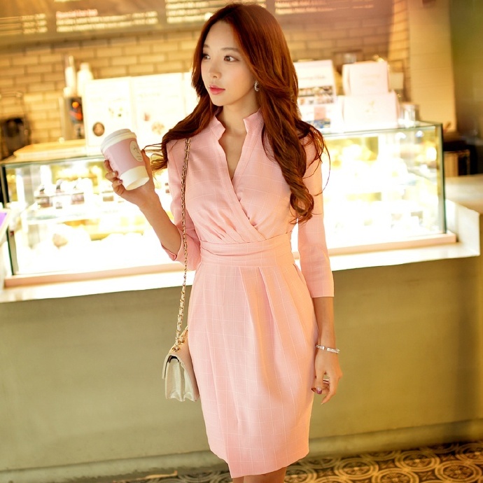 ol风知性美女图片