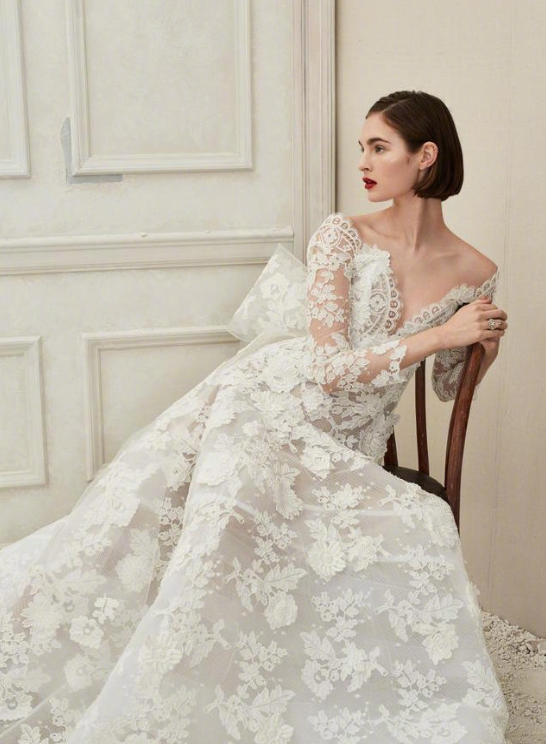 Oscar de la Renta2019秋冬婚纱图片