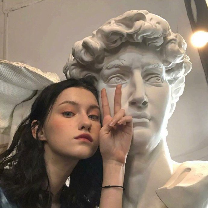 个性头像女生图片 墨镜女头像图片