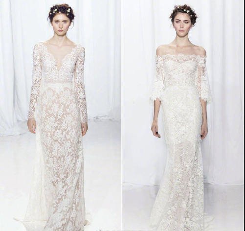 Reem Acra2019新款婚纱图片