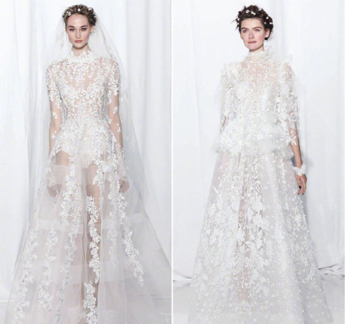 Reem Acra2019新款婚纱图片