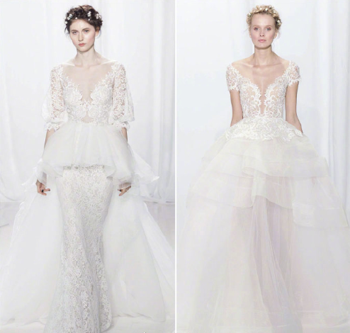 Reem Acra2019新款婚纱图片