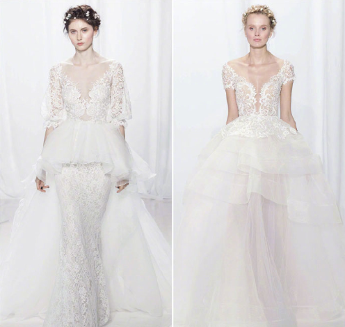 Reem Acra2019新款婚纱图片